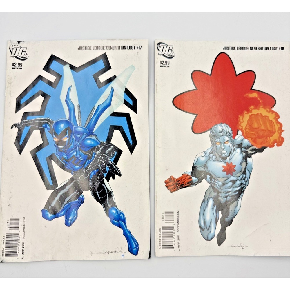 Justice League: Generation Lost #17 And #18 ‎ (DC 2011)